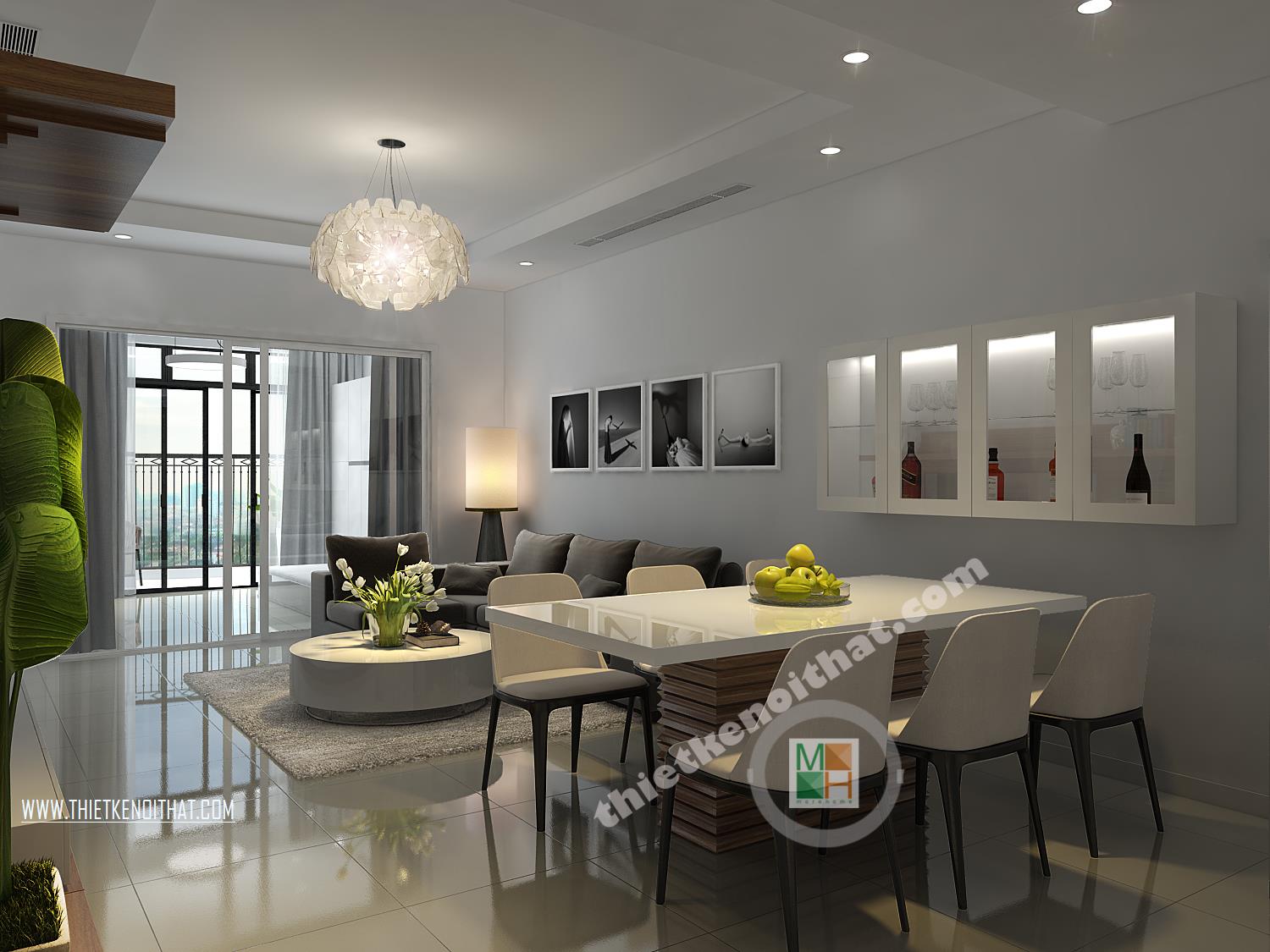 Các dự án thiết kế thi công nội thất chung cư của Morehome Các dự án thiết kế...